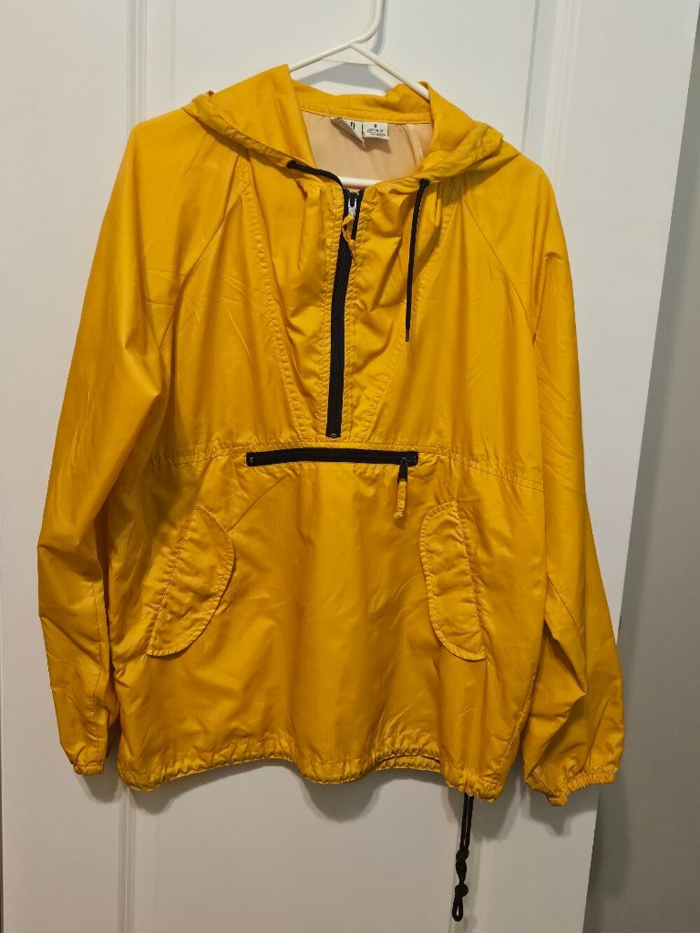 Vintage Gap yellow water-resistant anorak, S